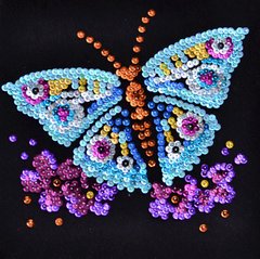 Набор для творчества из паеток Колибри Art Игривая бабочка (АРТ 01-05)