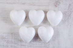 Набор пенопластовых фигурок SANTI Сердце 5 шт/уп 6 см (740612)